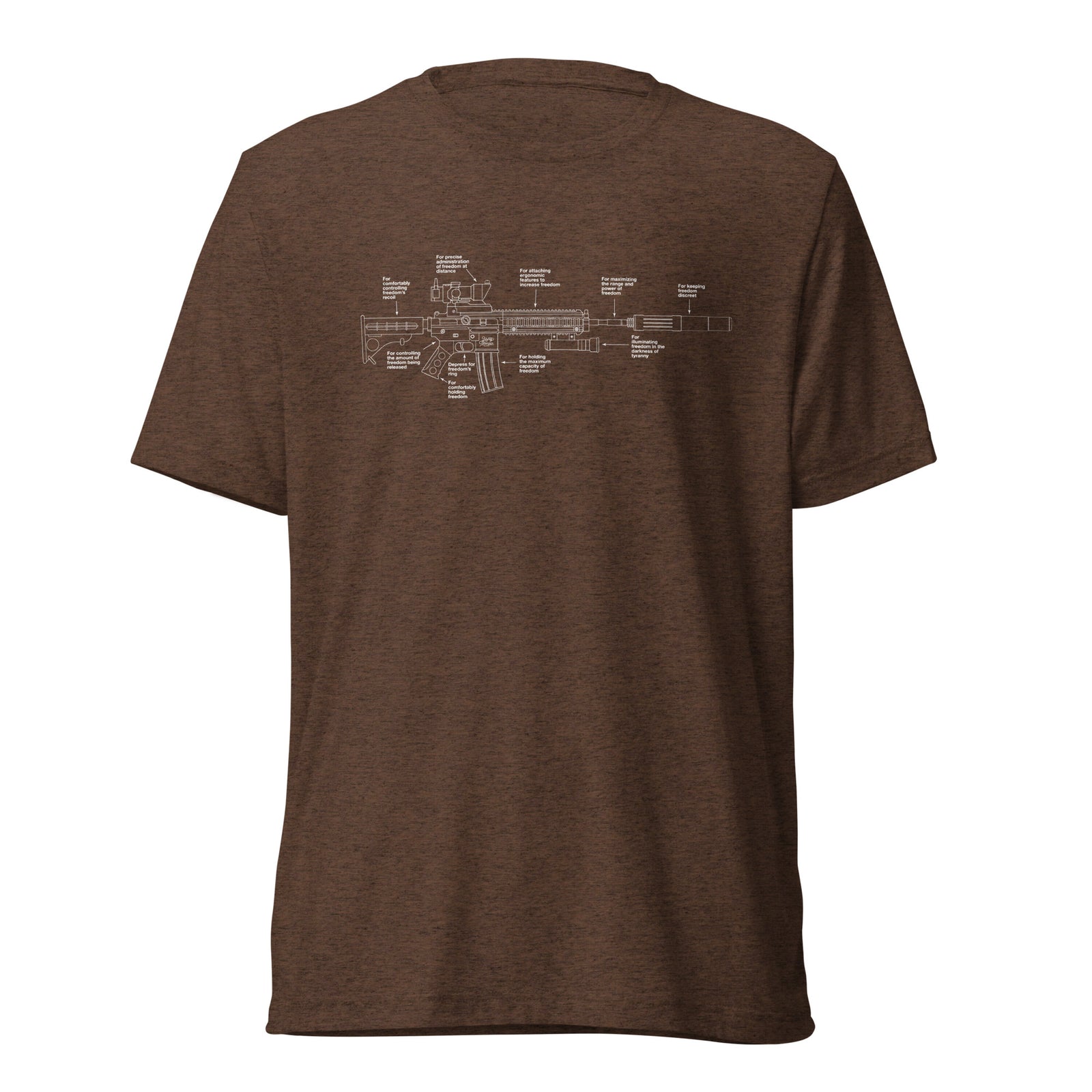 Components of Freedom Unisex Tri-Blend Track Shirt