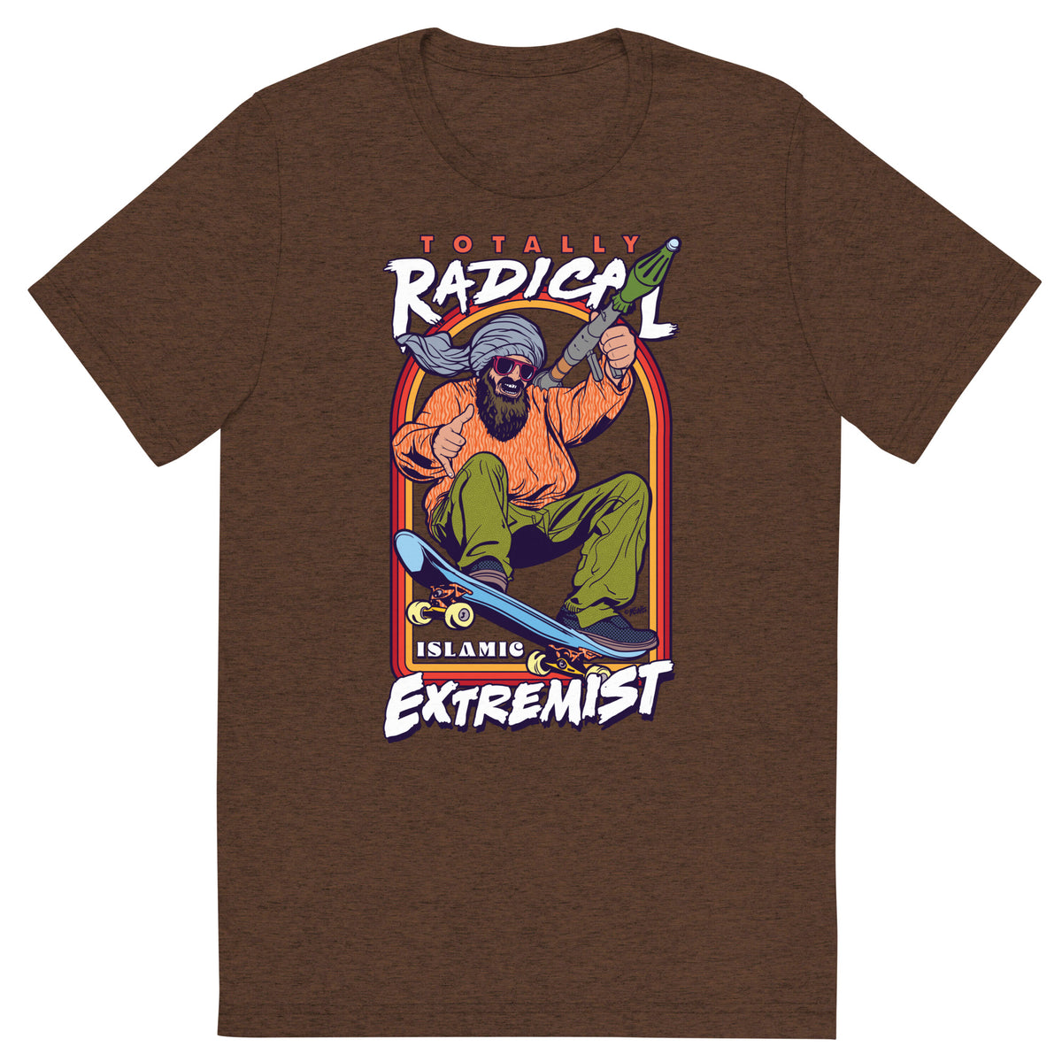 Totally Radical Islamic Extremist Tri-Blend Track Shirt