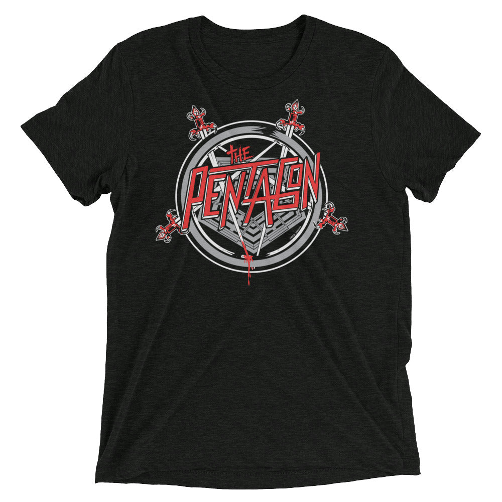 The Pentagon Death Metal World Tour Tri-Blend T-shirt