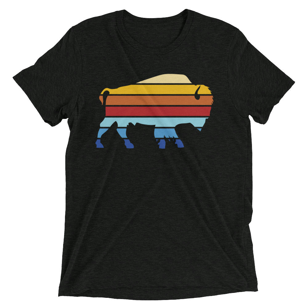 Bison Stack Tri-Blend Track Shirt