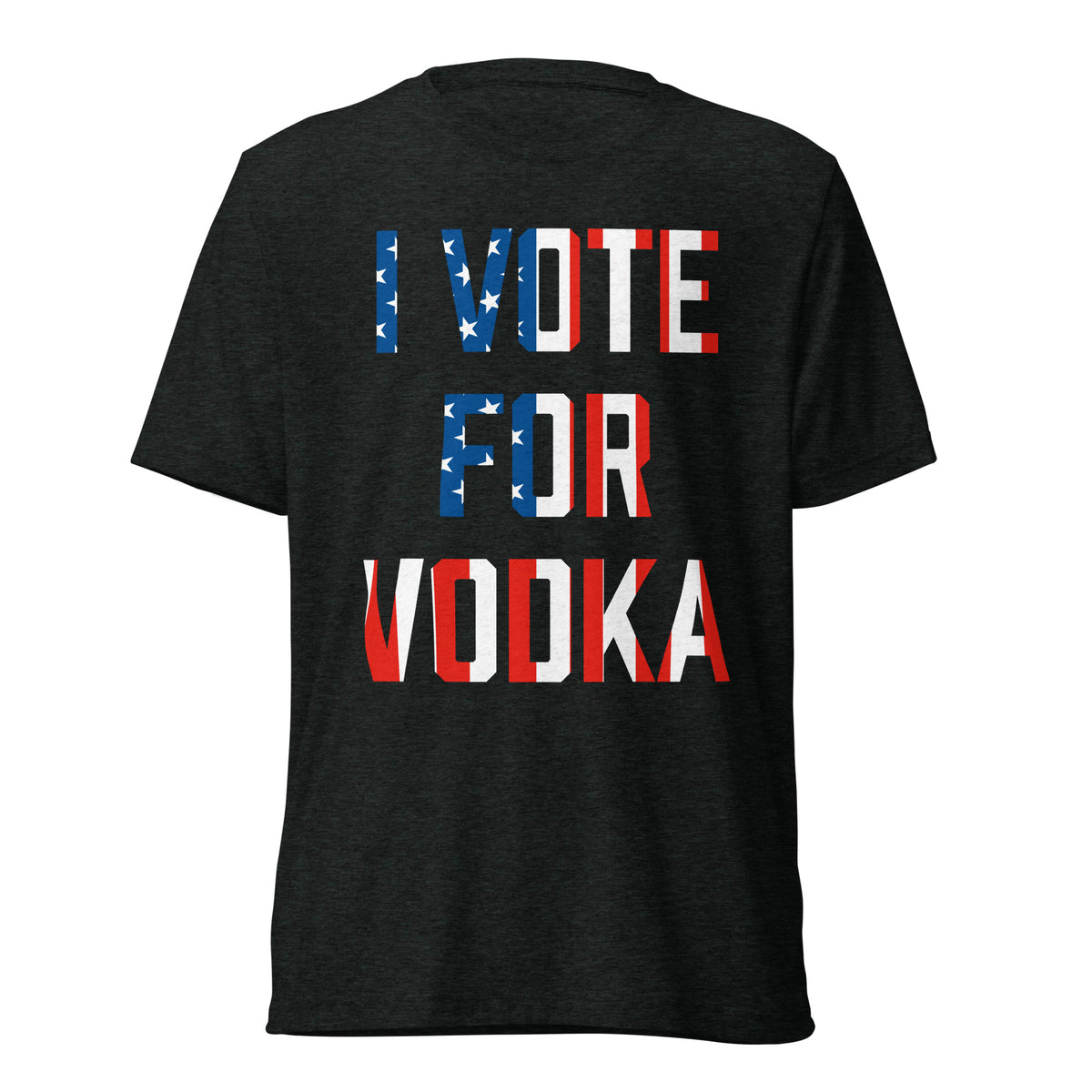 I Vote For Vodka Unisex Tri-Blend Track Shirt