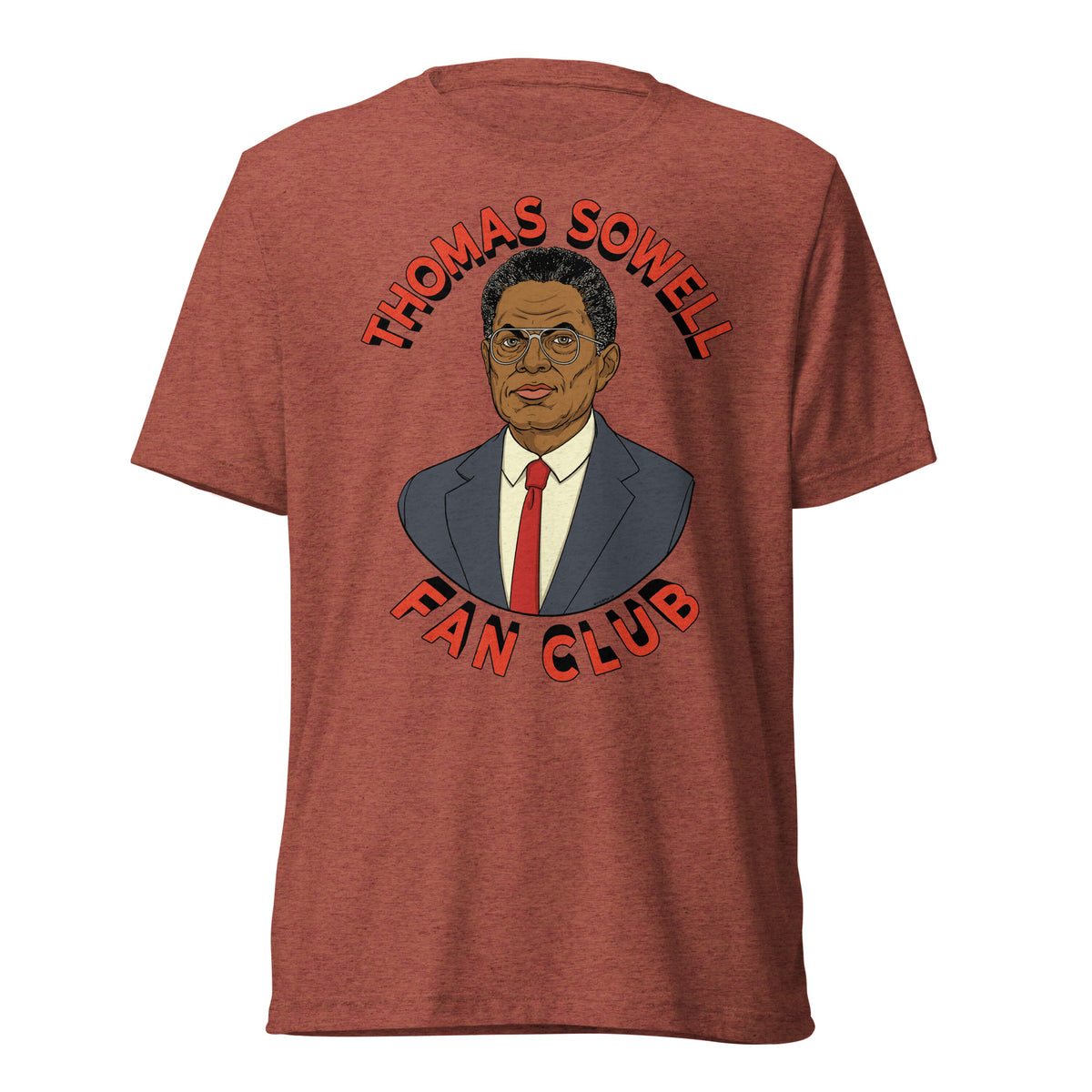 Thomas Sowell Fan Club Tri-Blend Track Shirt