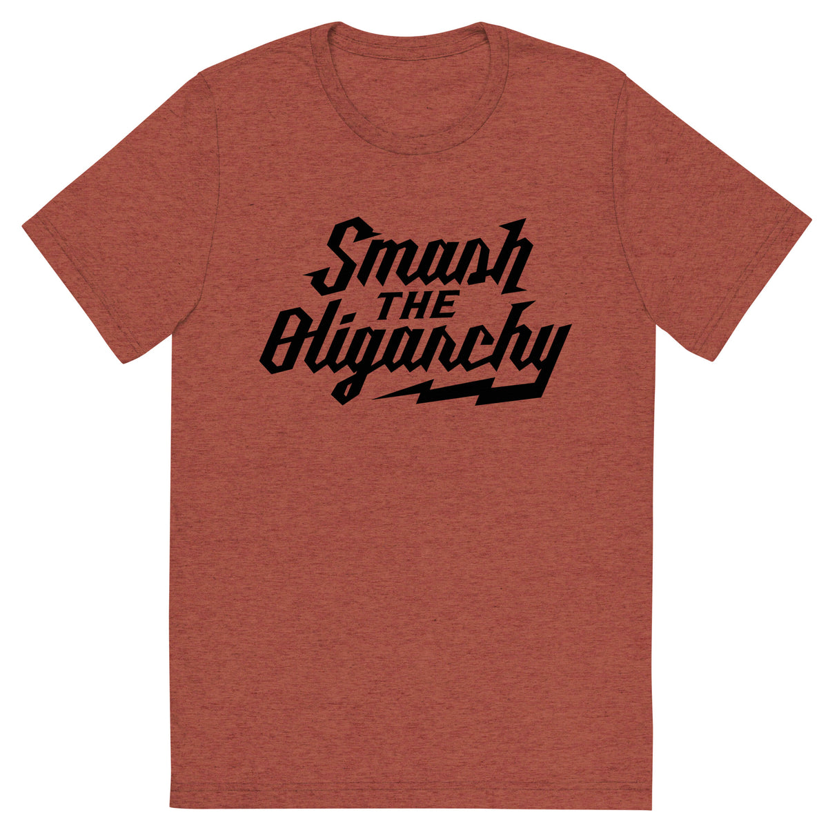Smash the Oligarchy Tri-Blend Gym Shirt