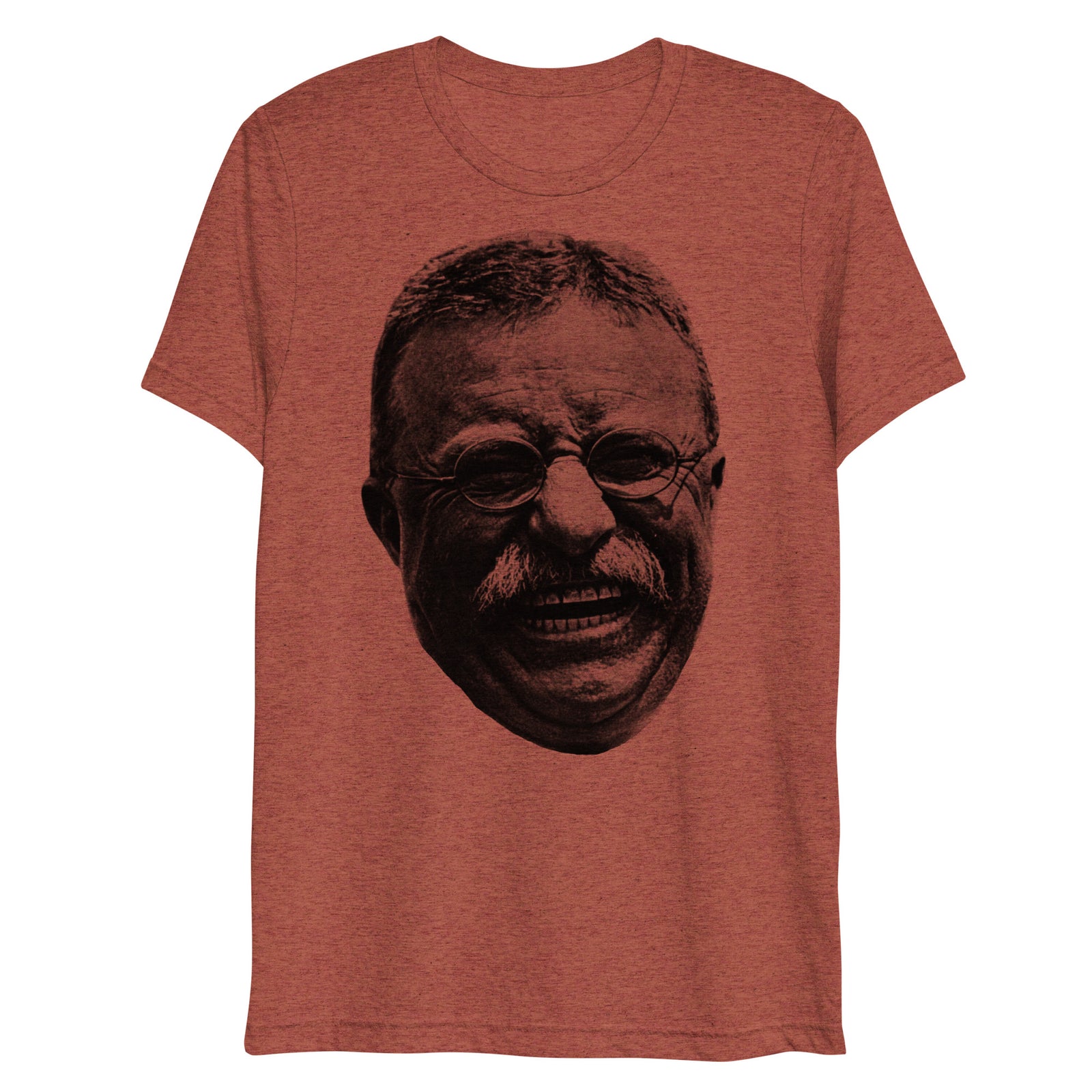 Teddy Roosevelt Laughing Triblend T-Shirt