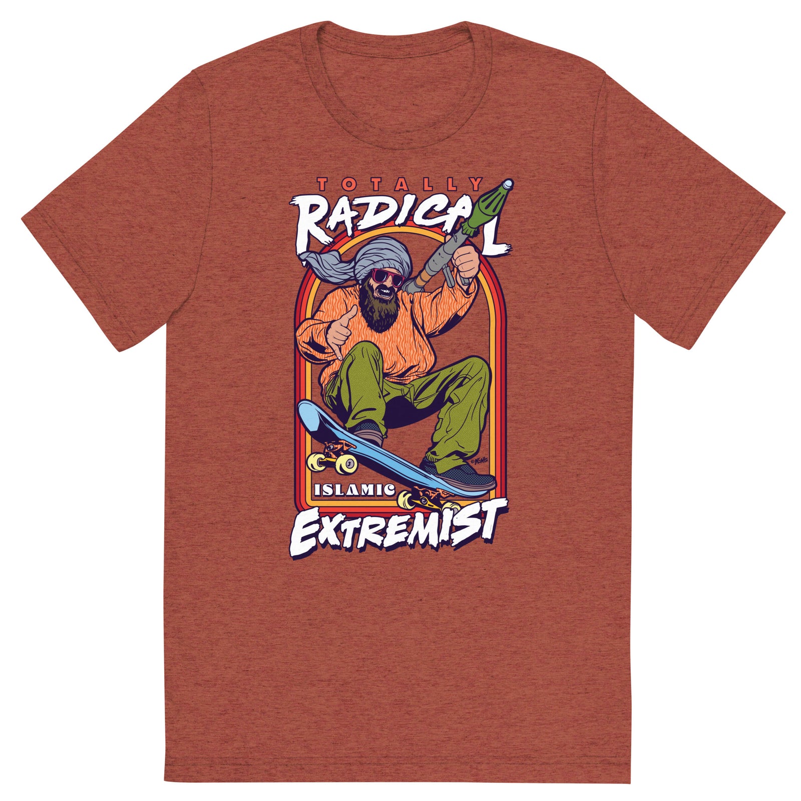 Totally Radical Islamic Extremist Tri-Blend Track Shirt