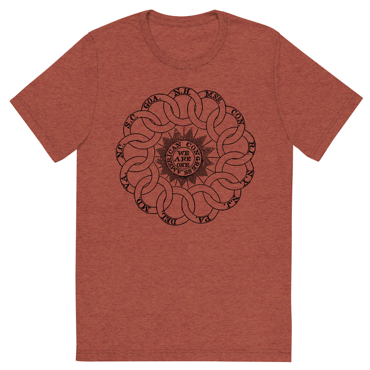 Continental Rings Vintage Tri-blend T-Shirt