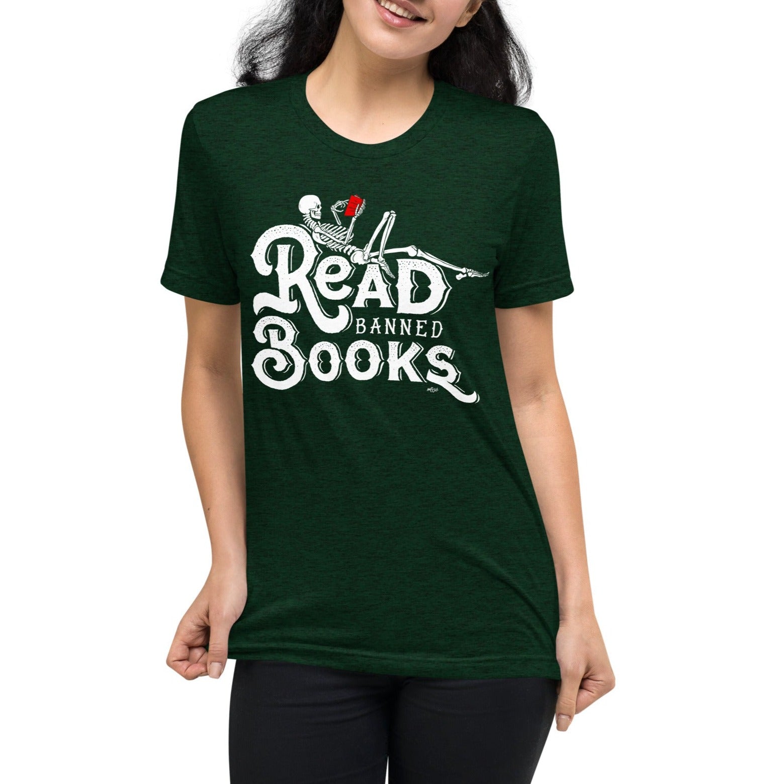 Read Banned Books Triblend Graphic T-Shirt