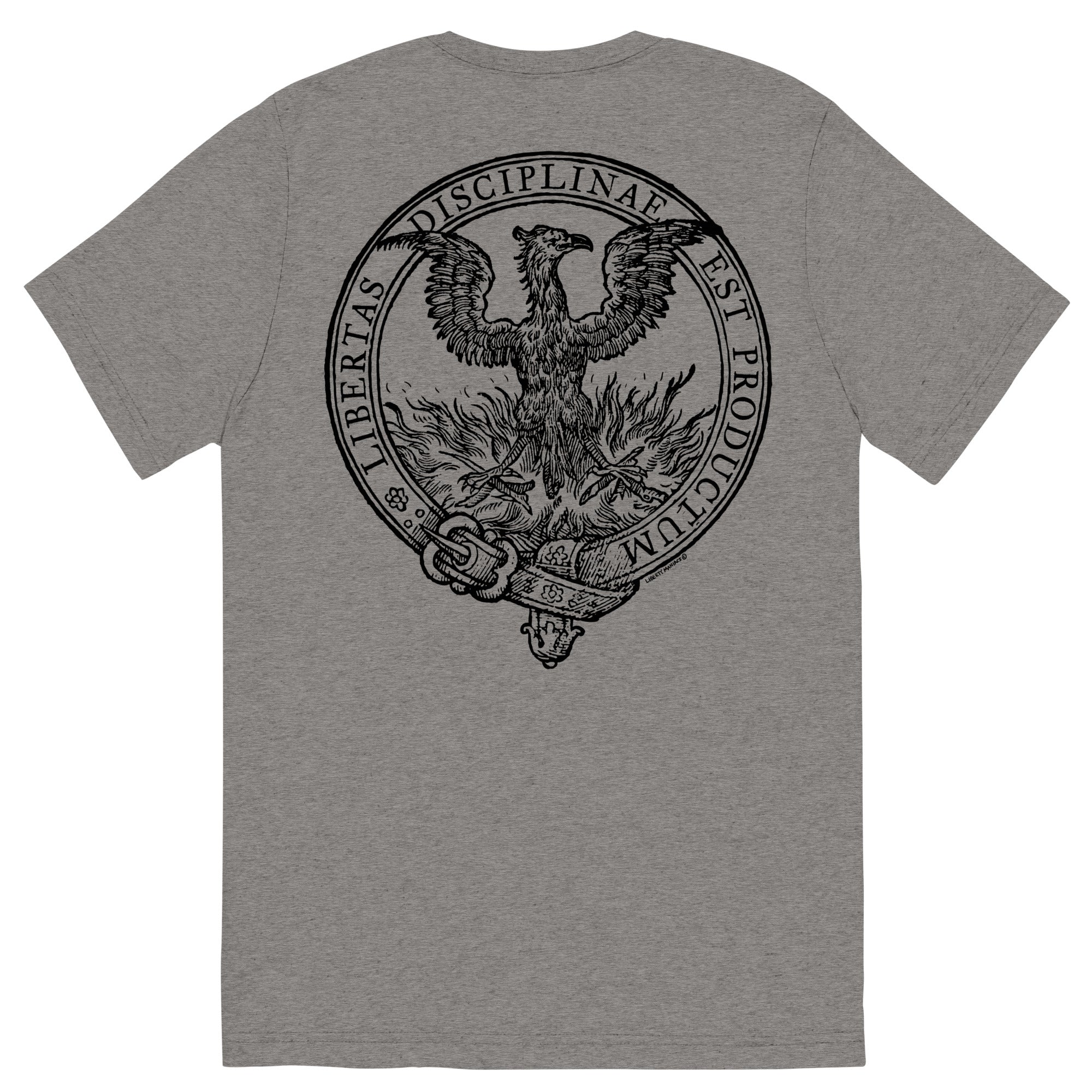 Where Discipline Reigns Liberty Flourishes Tri-Blend Graphic T-Shirt
