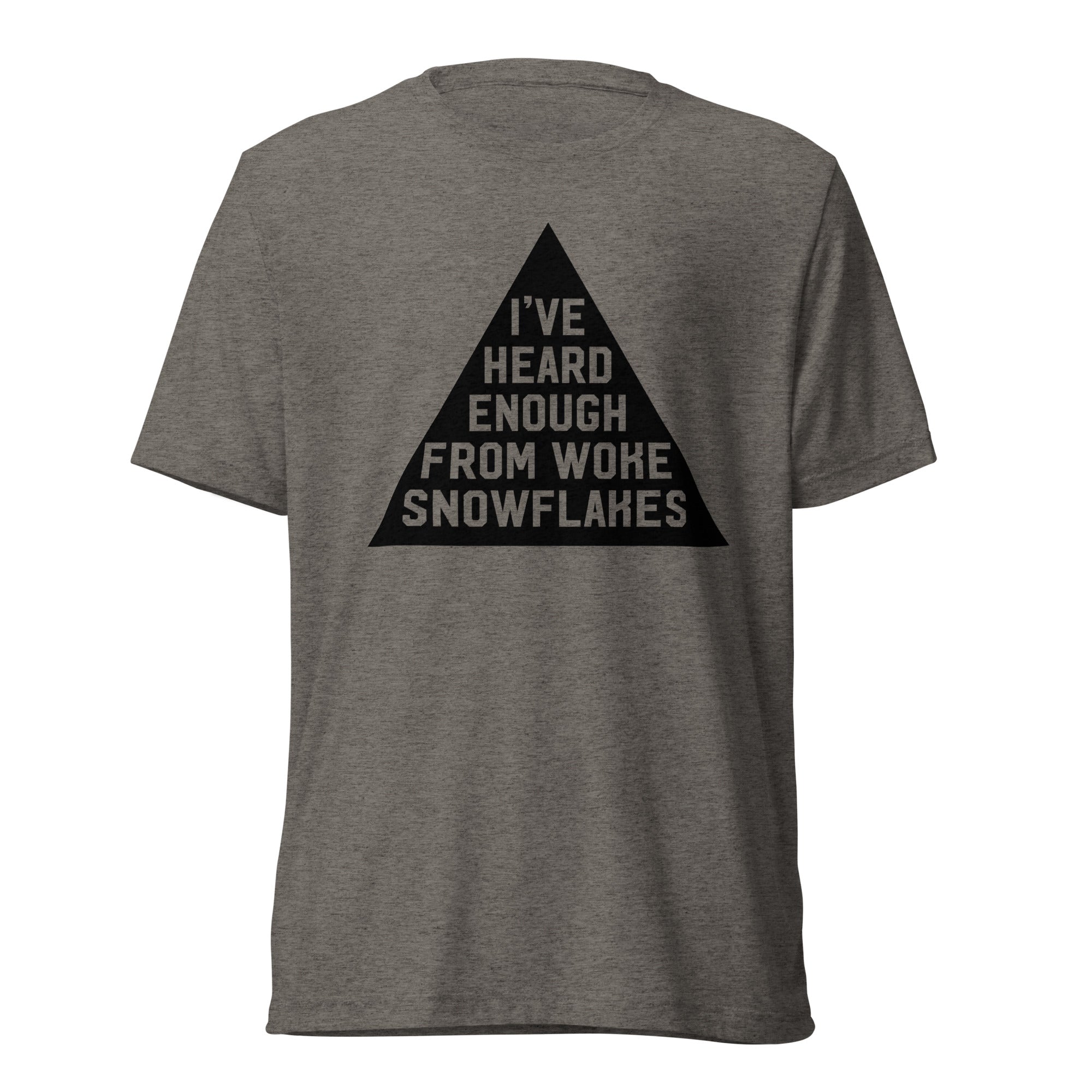 I've Heard Enough from Woke Snowflakes Tri-Blend Gym Shirt