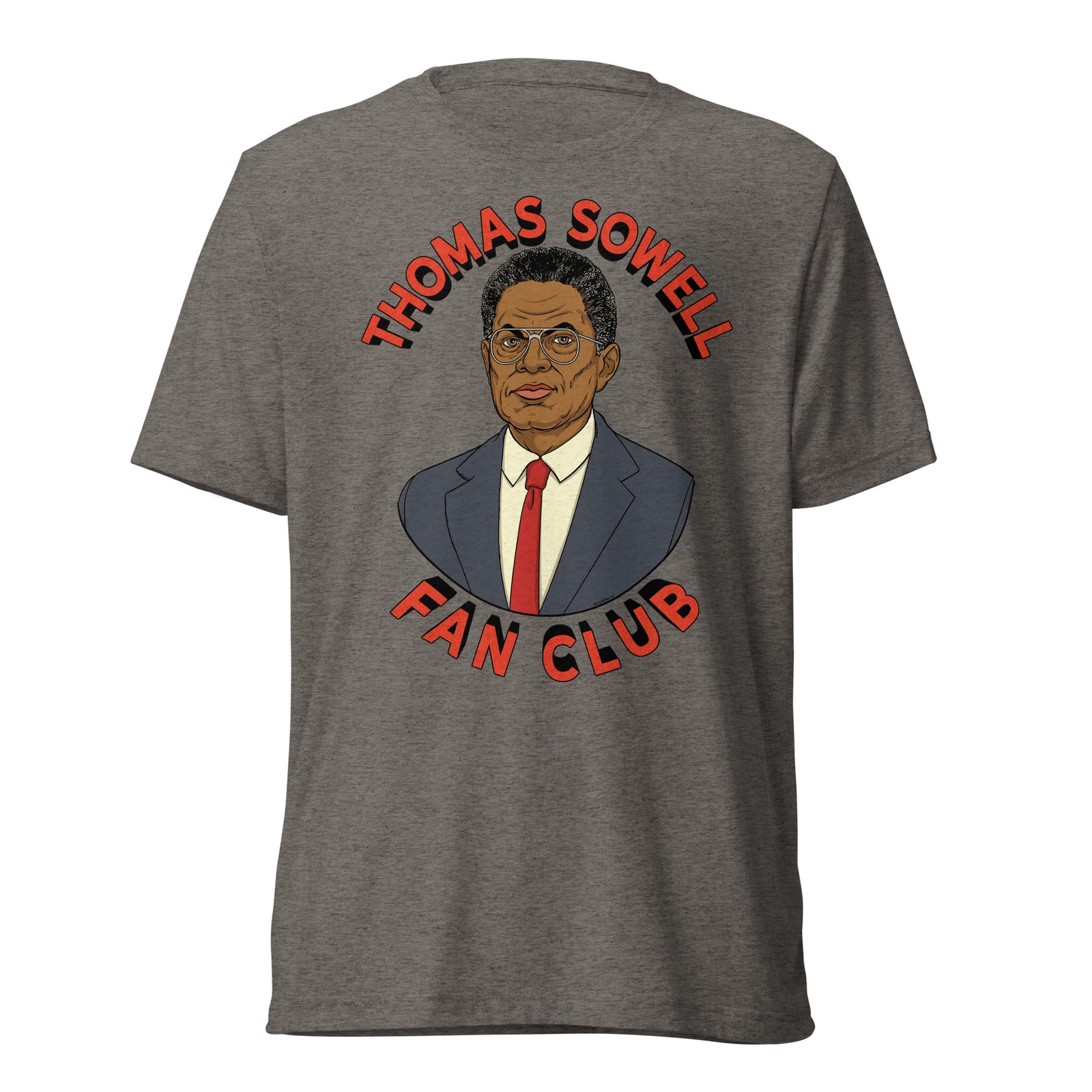 Thomas Sowell Fan Club Tri-Blend Track Shirt