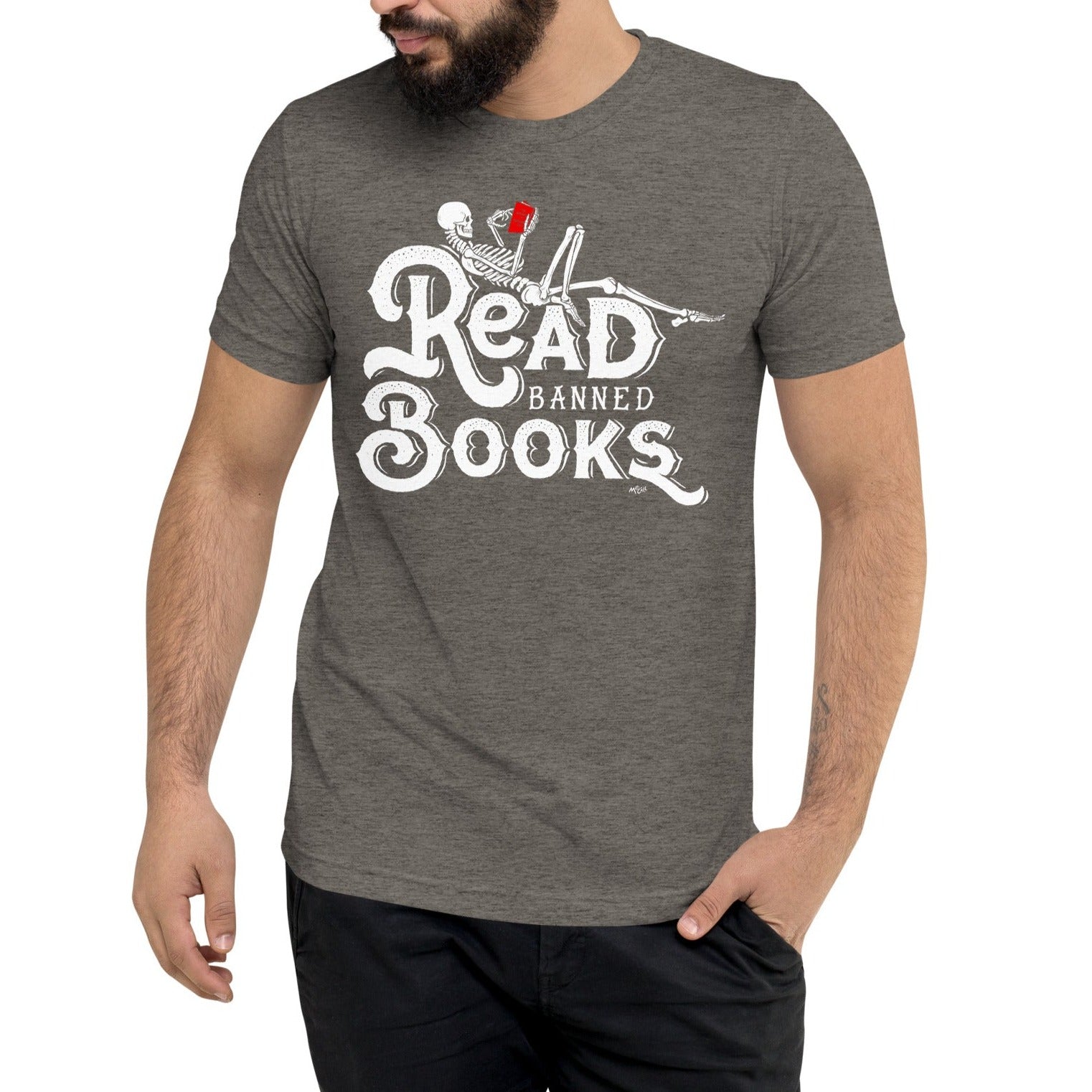 Read Banned Books Triblend Graphic T-Shirt