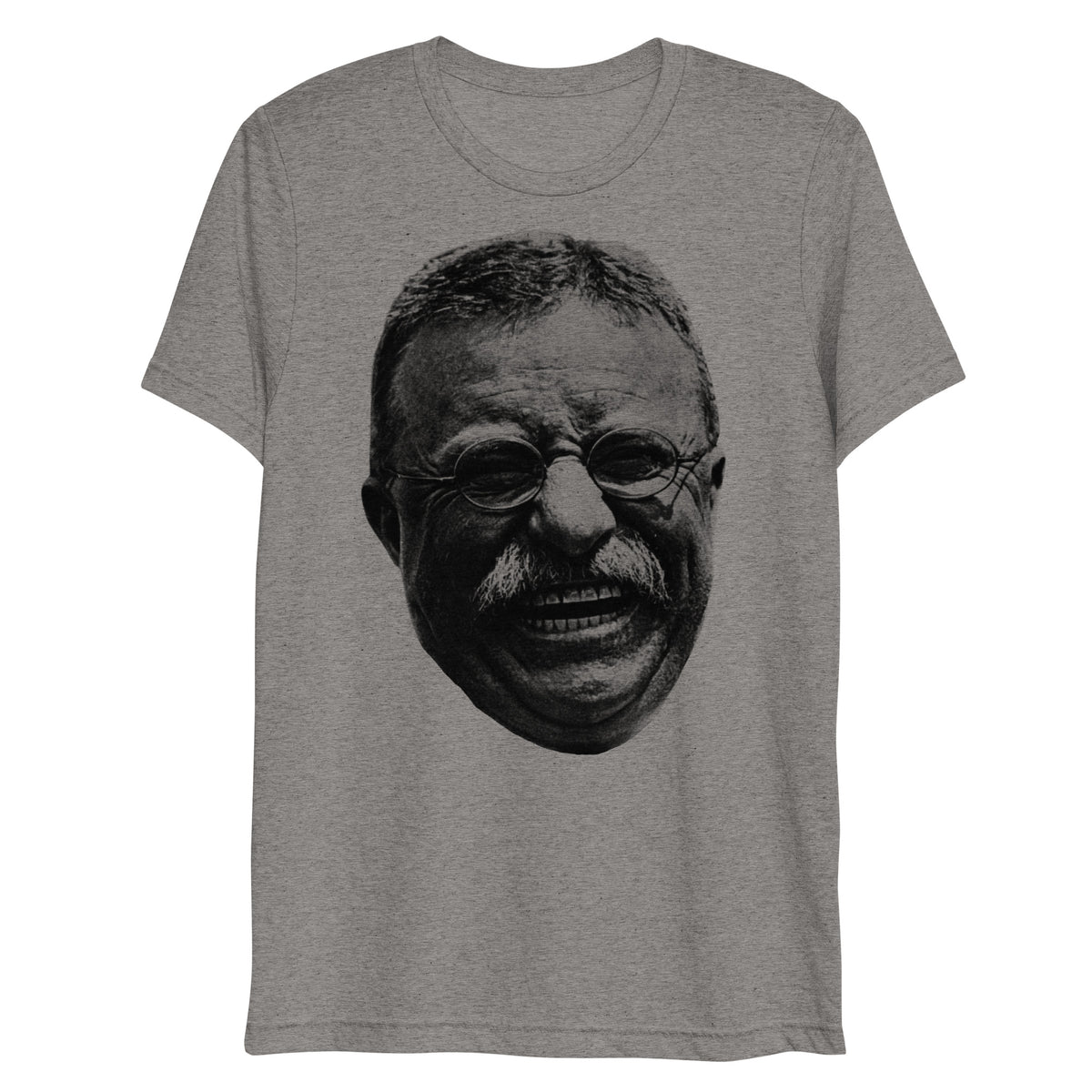 Teddy Roosevelt Laughing Triblend T-Shirt
