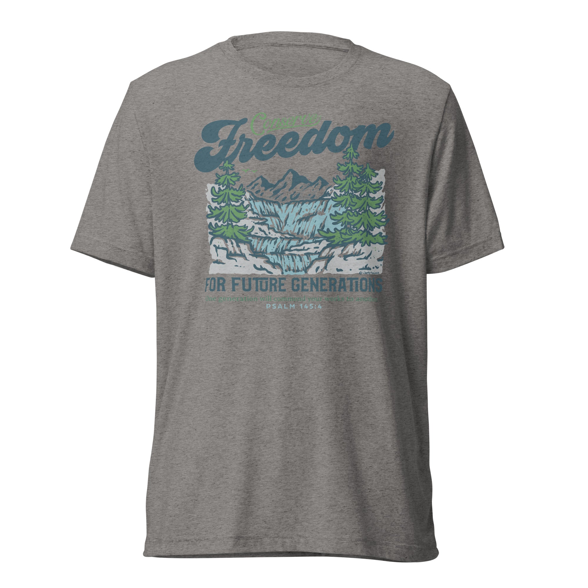 Conserve Freedom for Future Generations Tri-Blend T-Shirt