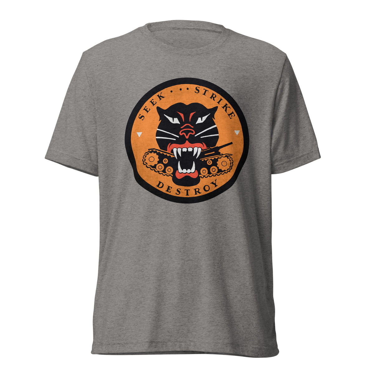 Seek Strike and Destroy WW2 Tank Destroyer Tri-Blend T-Shirt