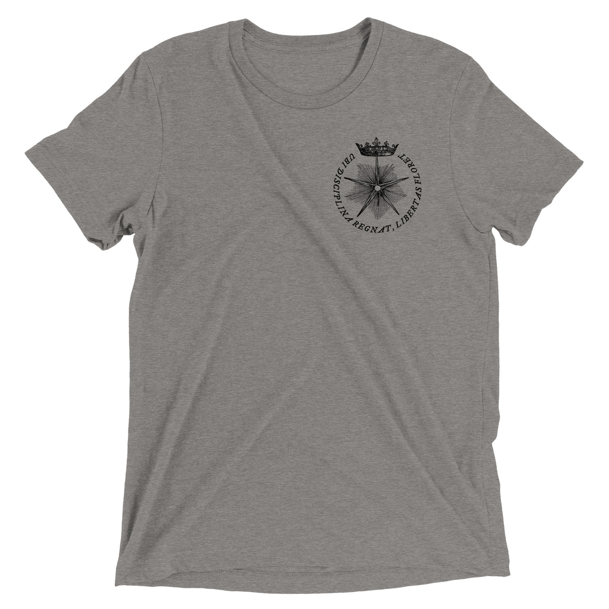 Where Discipline Reigns Liberty Flourishes Tri-Blend Graphic T-Shirt