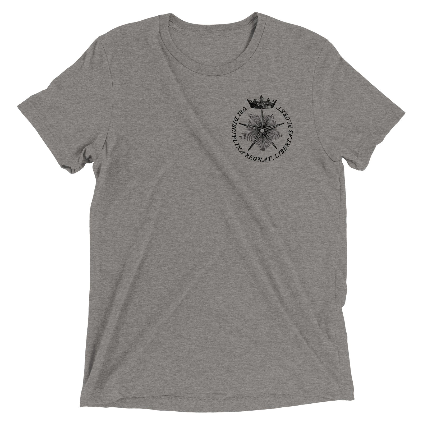 Where Discipline Reigns Liberty Flourishes Tri-Blend Graphic T-Shirt