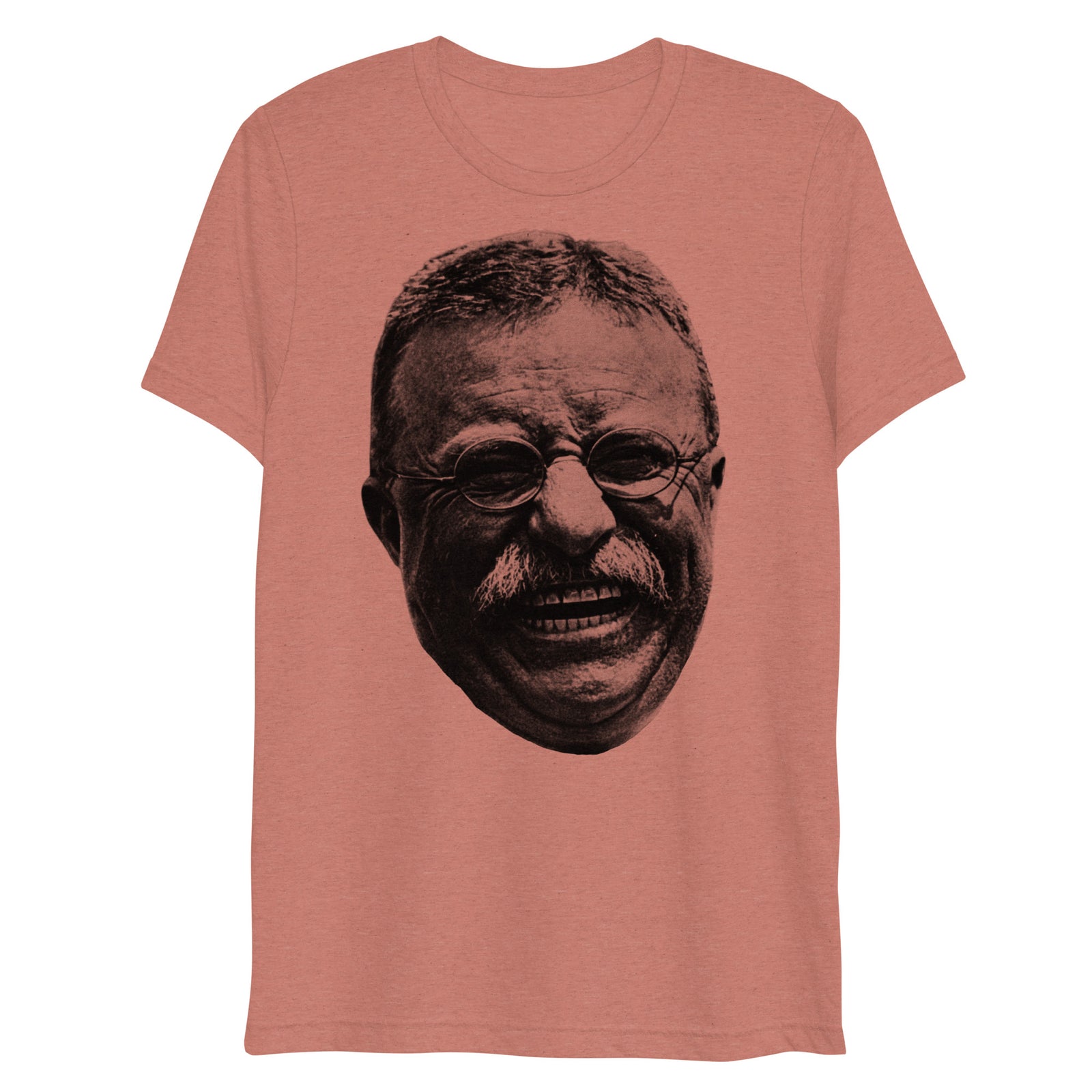 Teddy Roosevelt Laughing Triblend T-Shirt
