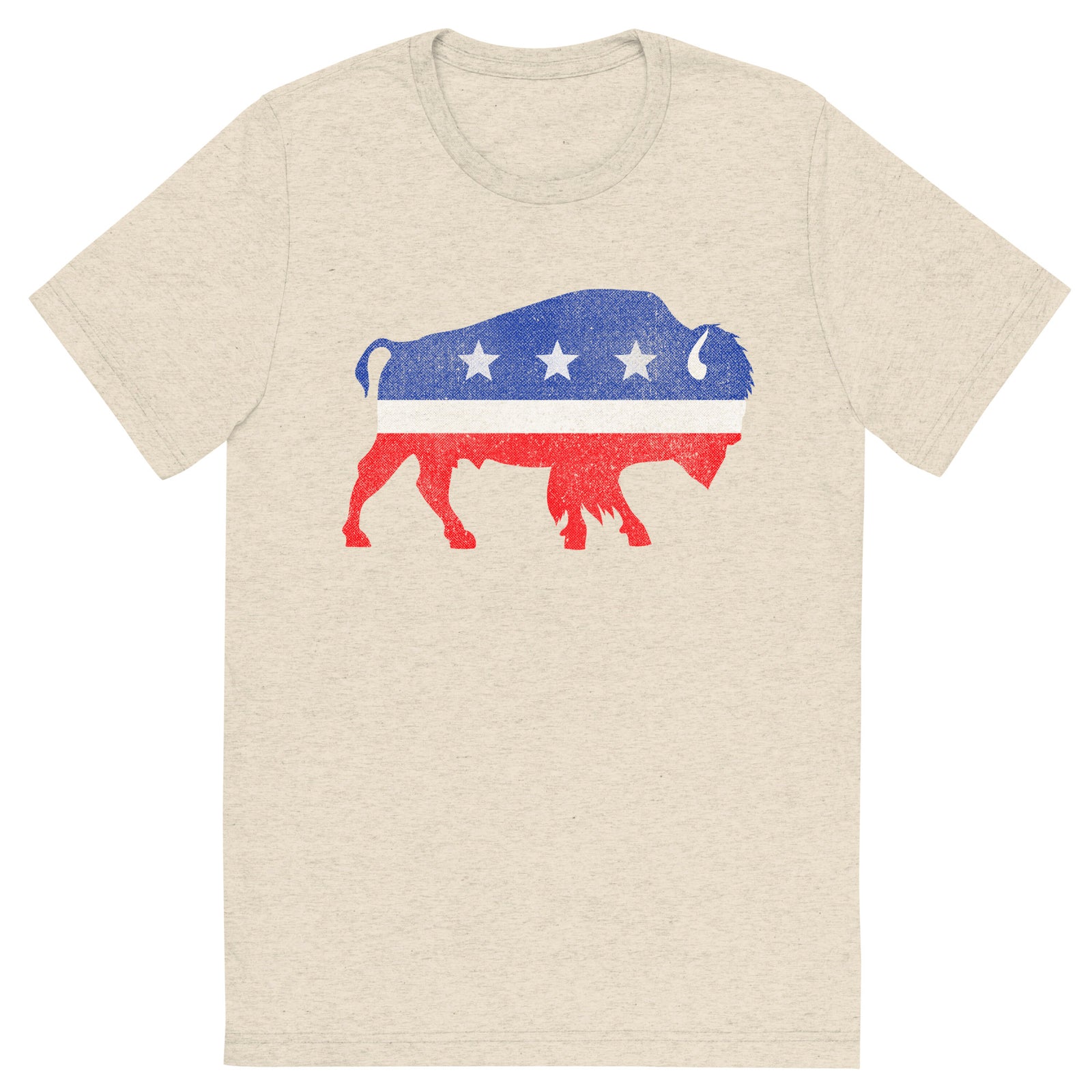 Independent Bison Distressed Tri-Blend Track Shirt