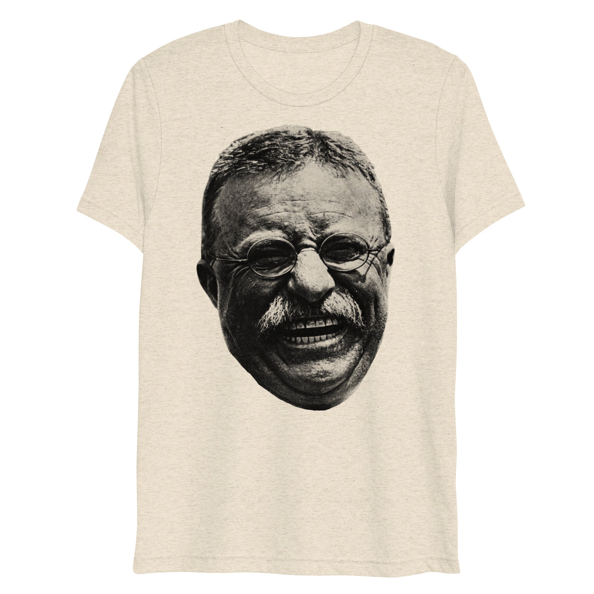 Teddy Roosevelt Laughing Triblend T-Shirt