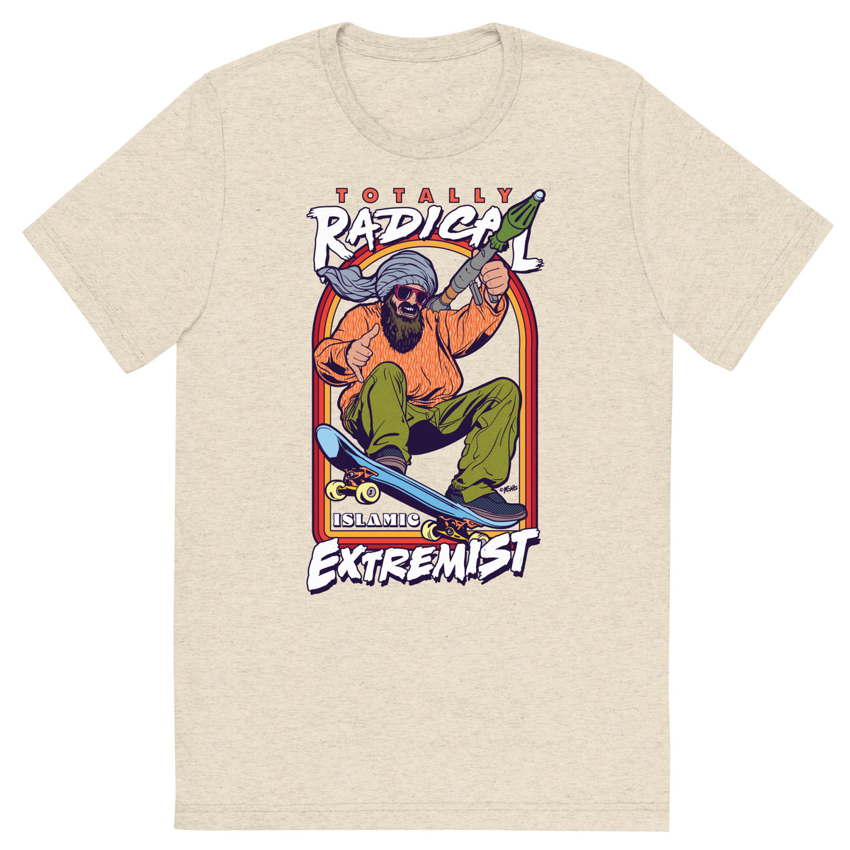 Totally Radical Islamic Extremist Tri-Blend Track Shirt
