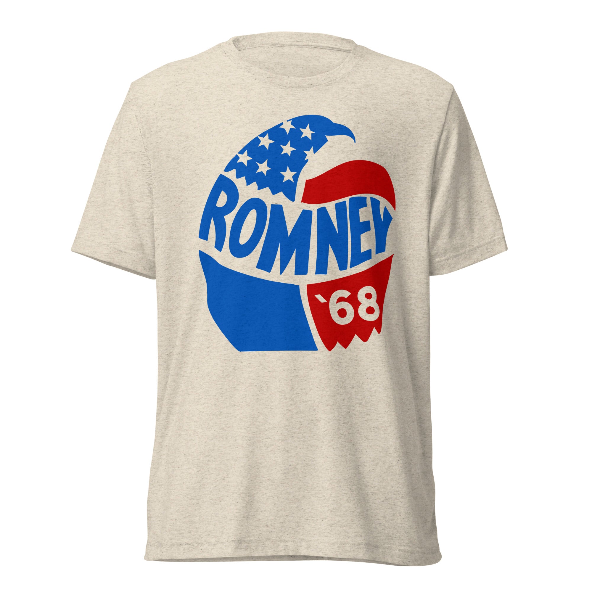 George Romney 1986 Presidential Campaign Tri-Blend Track Shirt