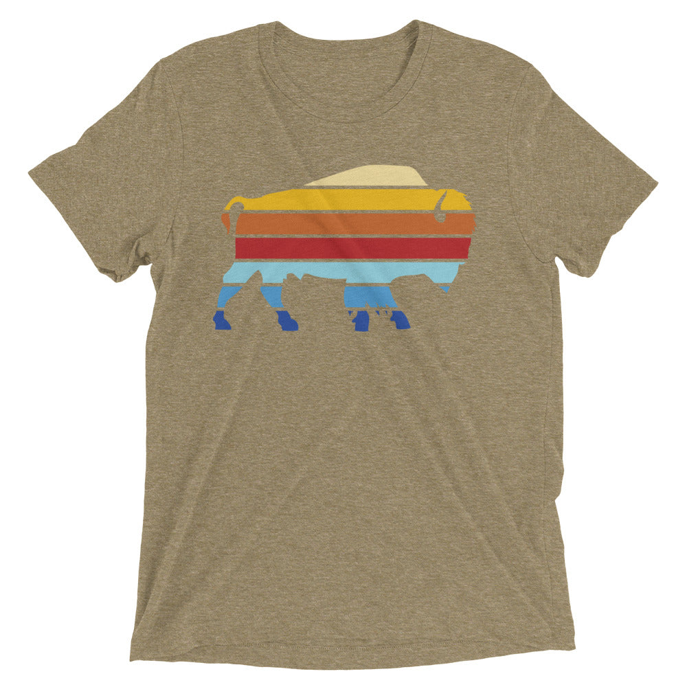 Bison Stack Tri-Blend Track Shirt