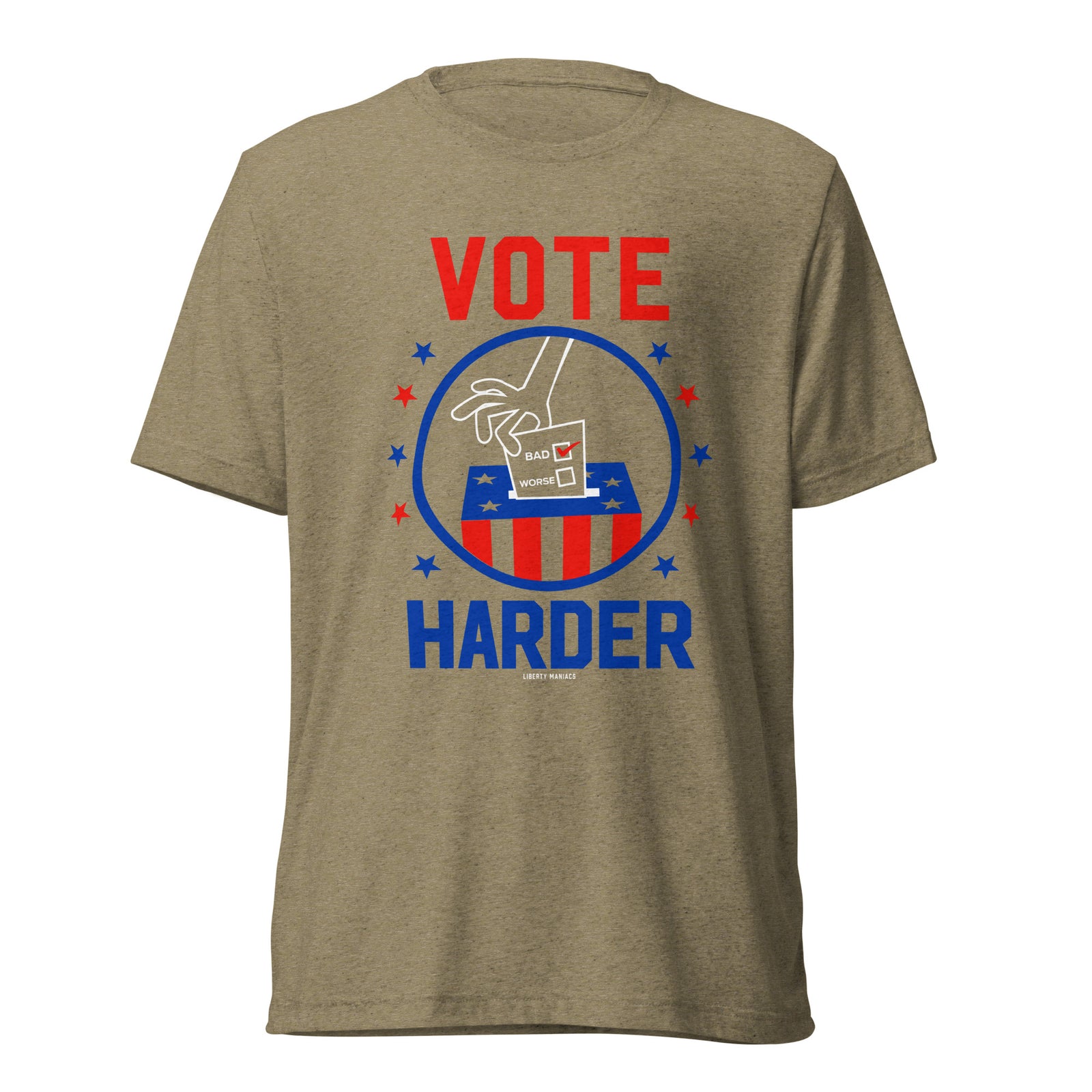 Vote Harder Tri-Blend T-Shirt