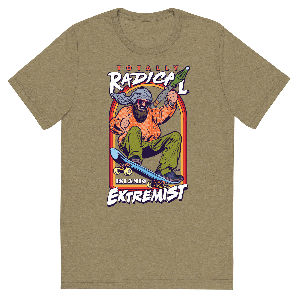 Totally Radical Islamic Extremist Tri-Blend Track Shirt