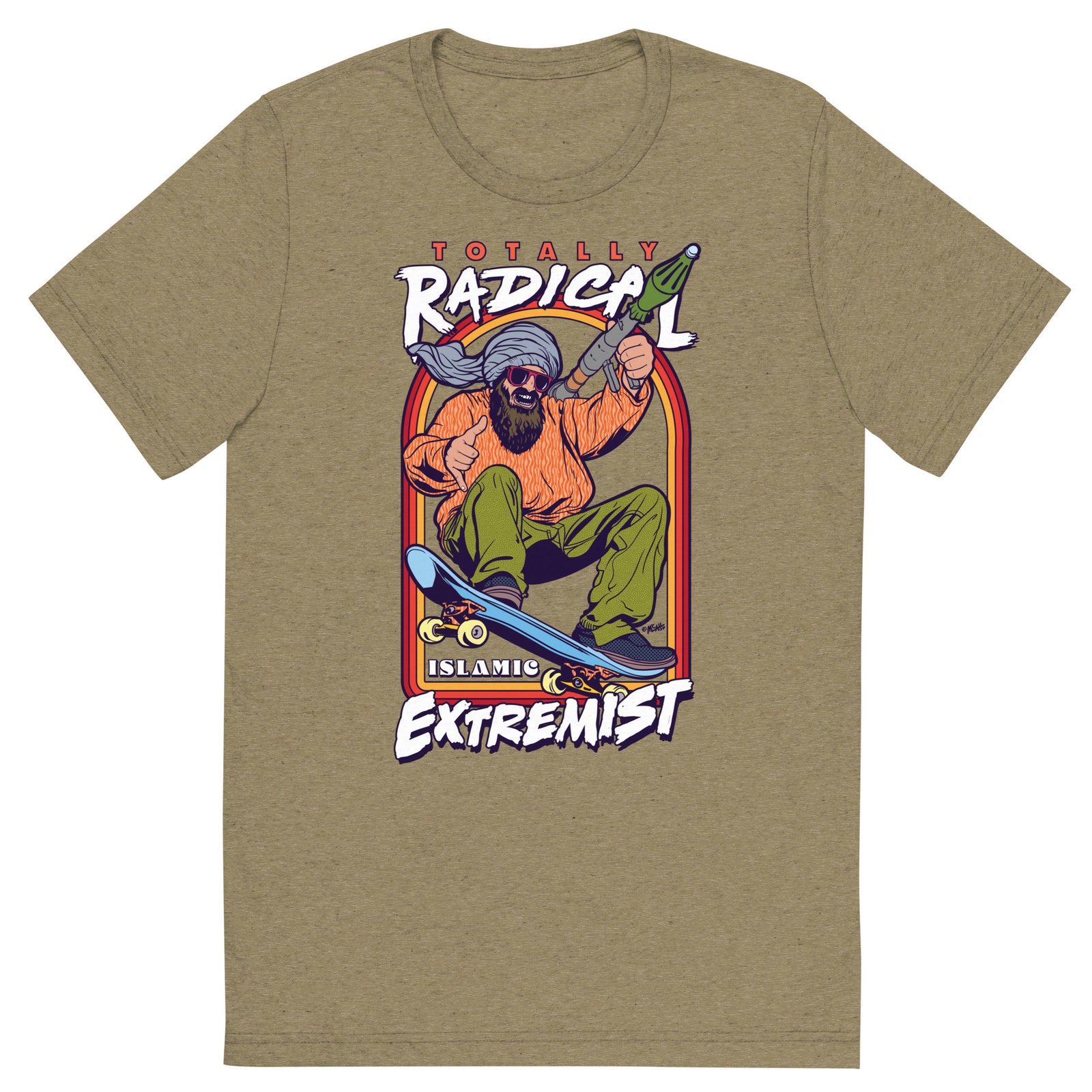 Totally Radical Islamic Extremist Tri-Blend Track Shirt
