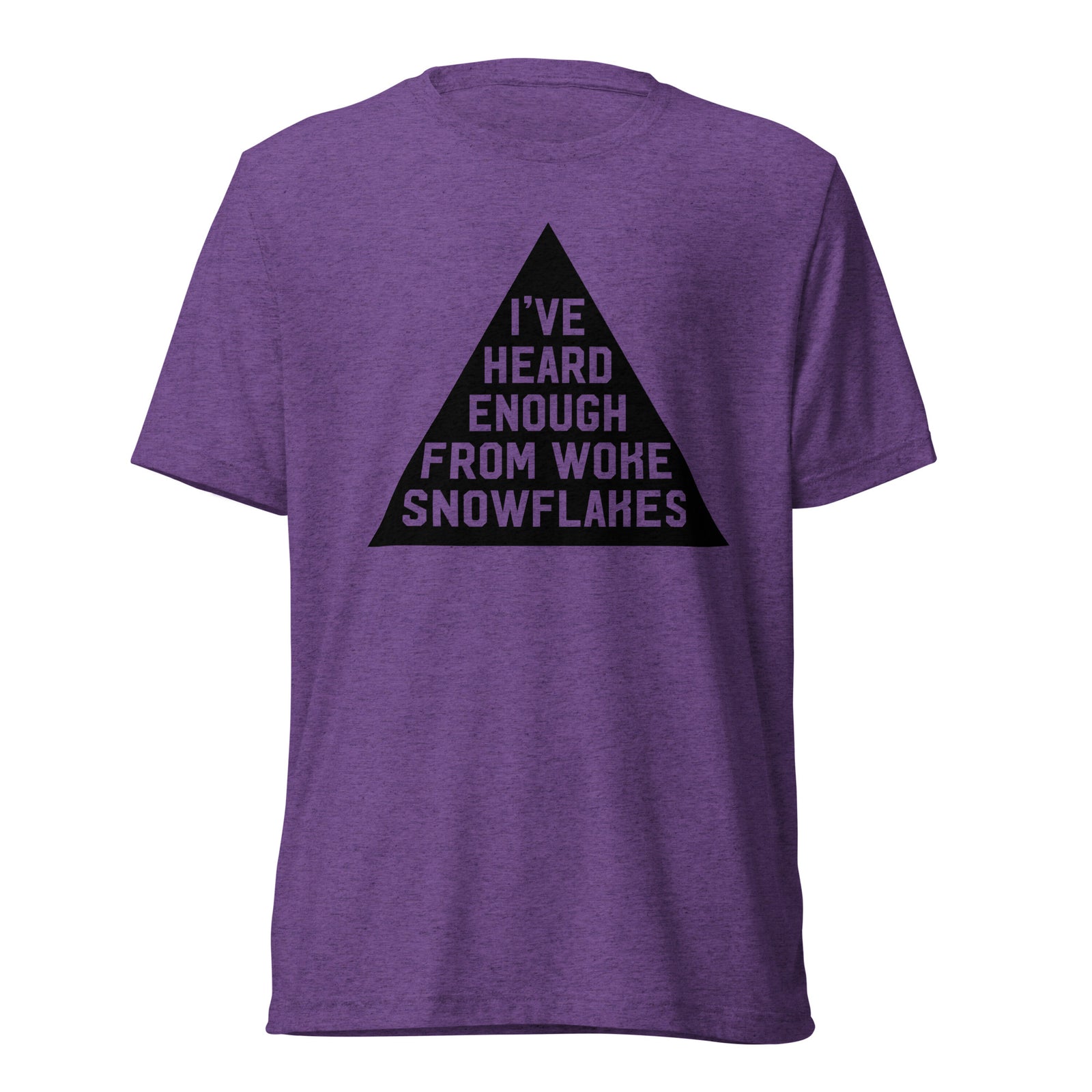 I've Heard Enough from Woke Snowflakes Tri-Blend Gym Shirt