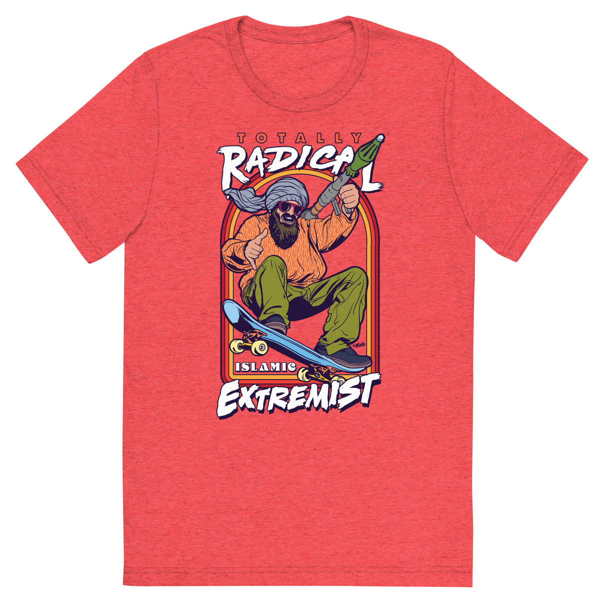 Totally Radical Islamic Extremist Tri-Blend Track Shirt