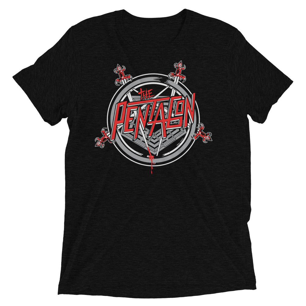 The Pentagon Death Metal World Tour Tri-Blend T-shirt