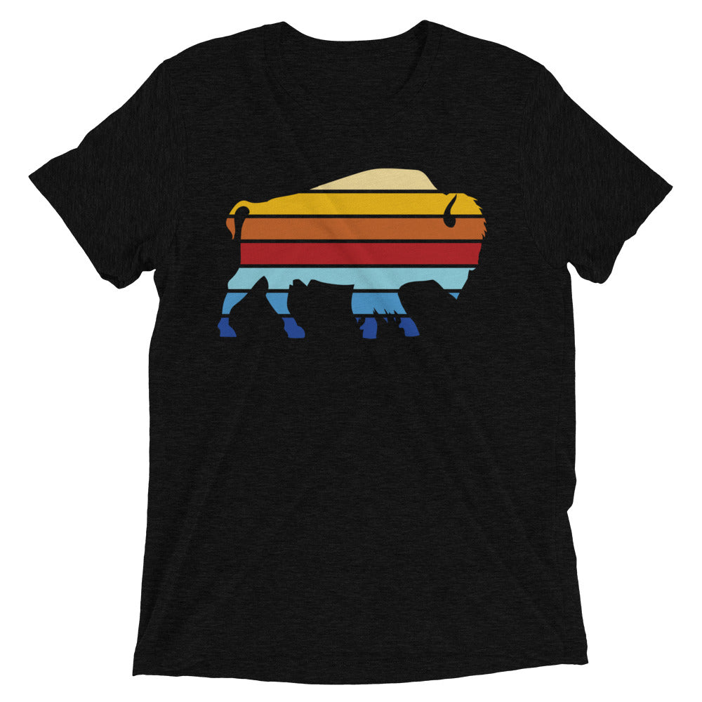 Bison Stack Tri-Blend Track Shirt