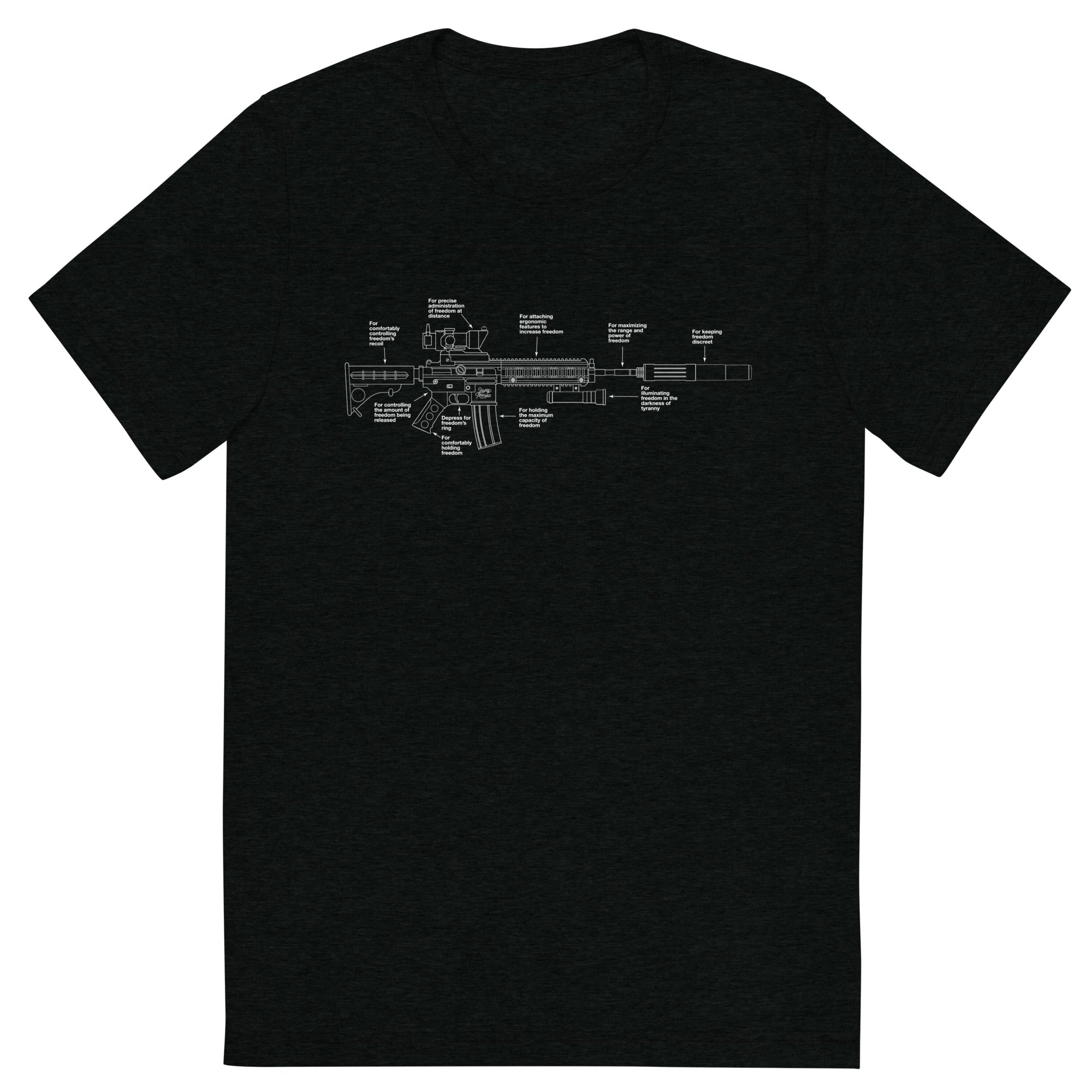 Components of Freedom Unisex Tri-Blend Track Shirt