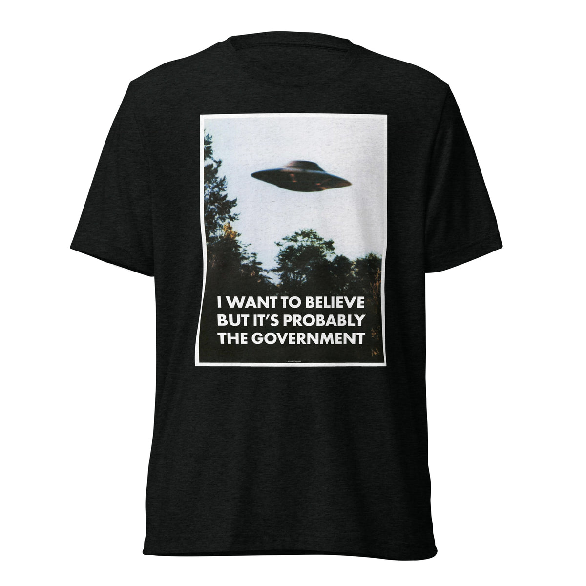 I Want To Believe But It&#39;s Probably the Government Tri-blend T-shirt