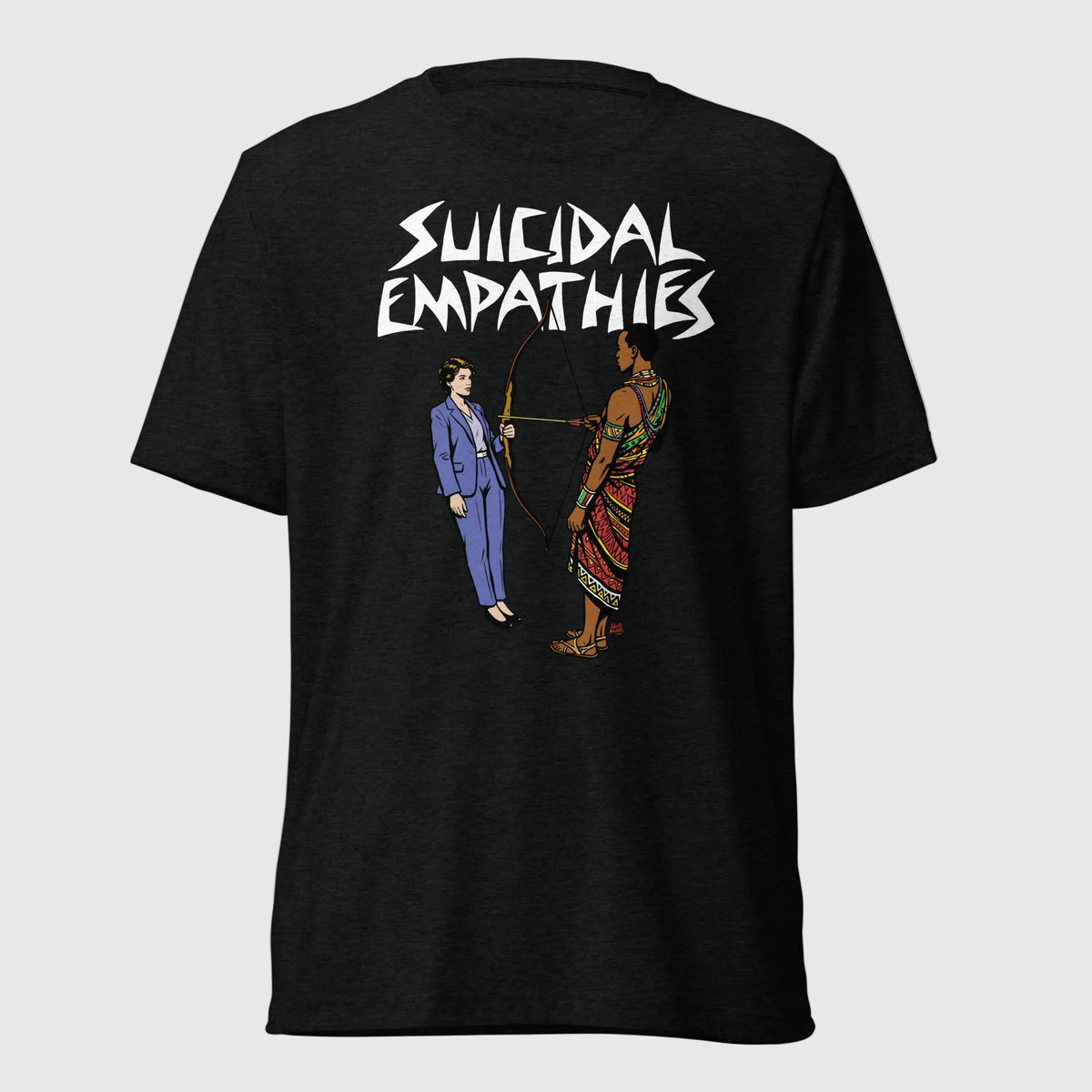 Suicidal Empathies Tri-Blend T-Shirt - Liberty Maniacs