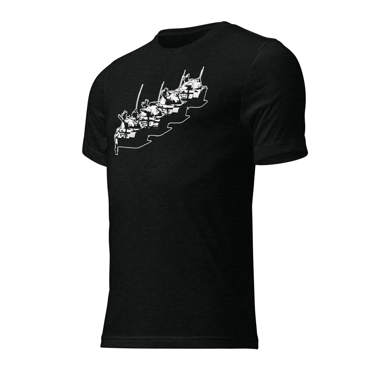 Tiananmen Tank Man Tri-Blend Track Shirt