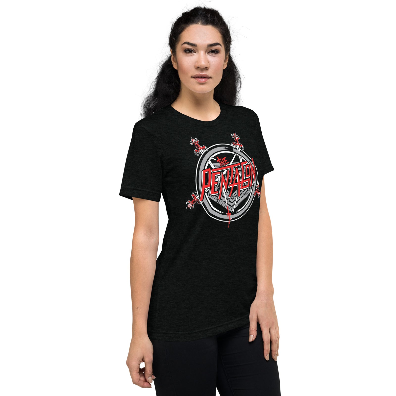 The Pentagon Death Metal World Tour Tri-Blend T-shirt