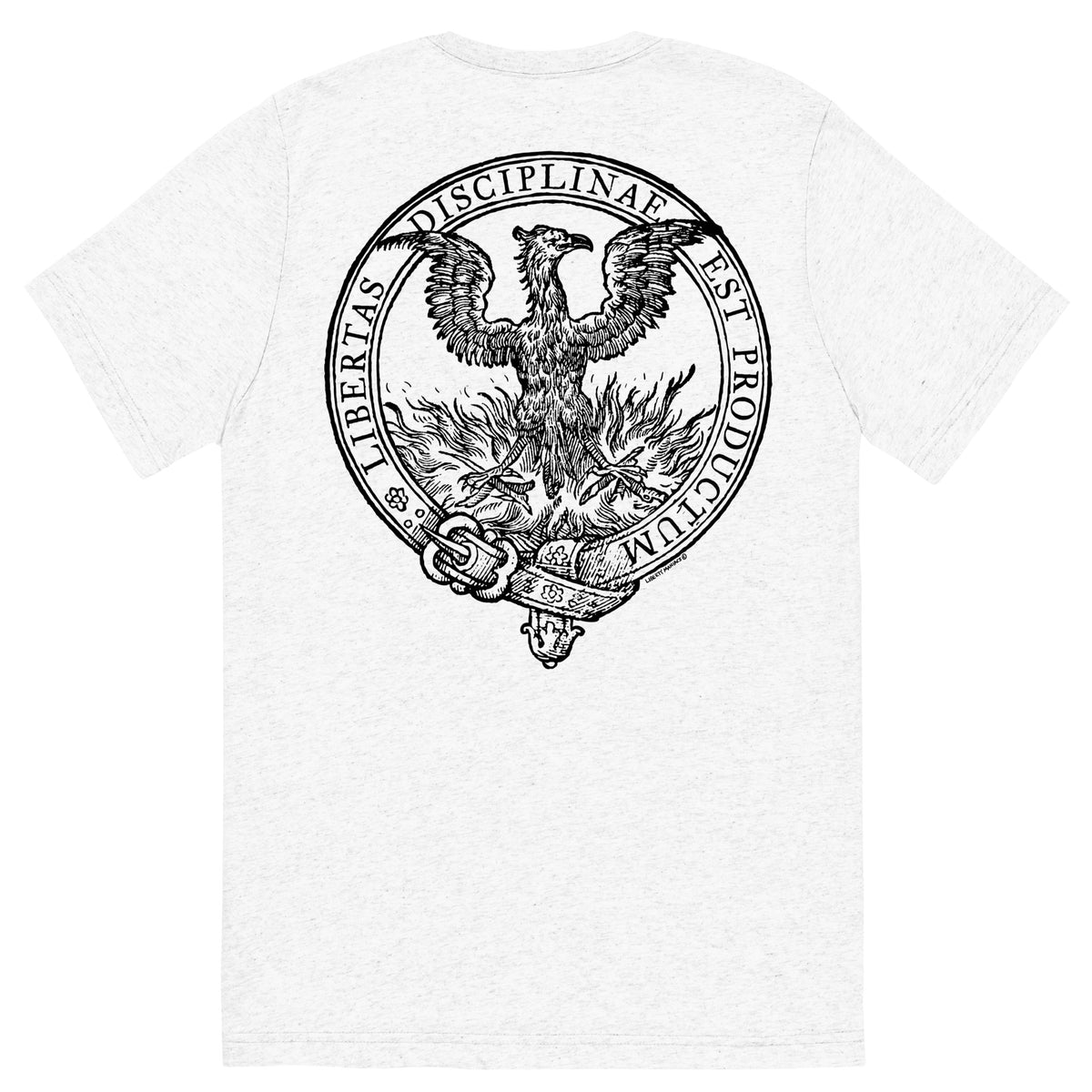 Where Discipline Reigns Liberty Flourishes Tri-Blend Graphic T-Shirt