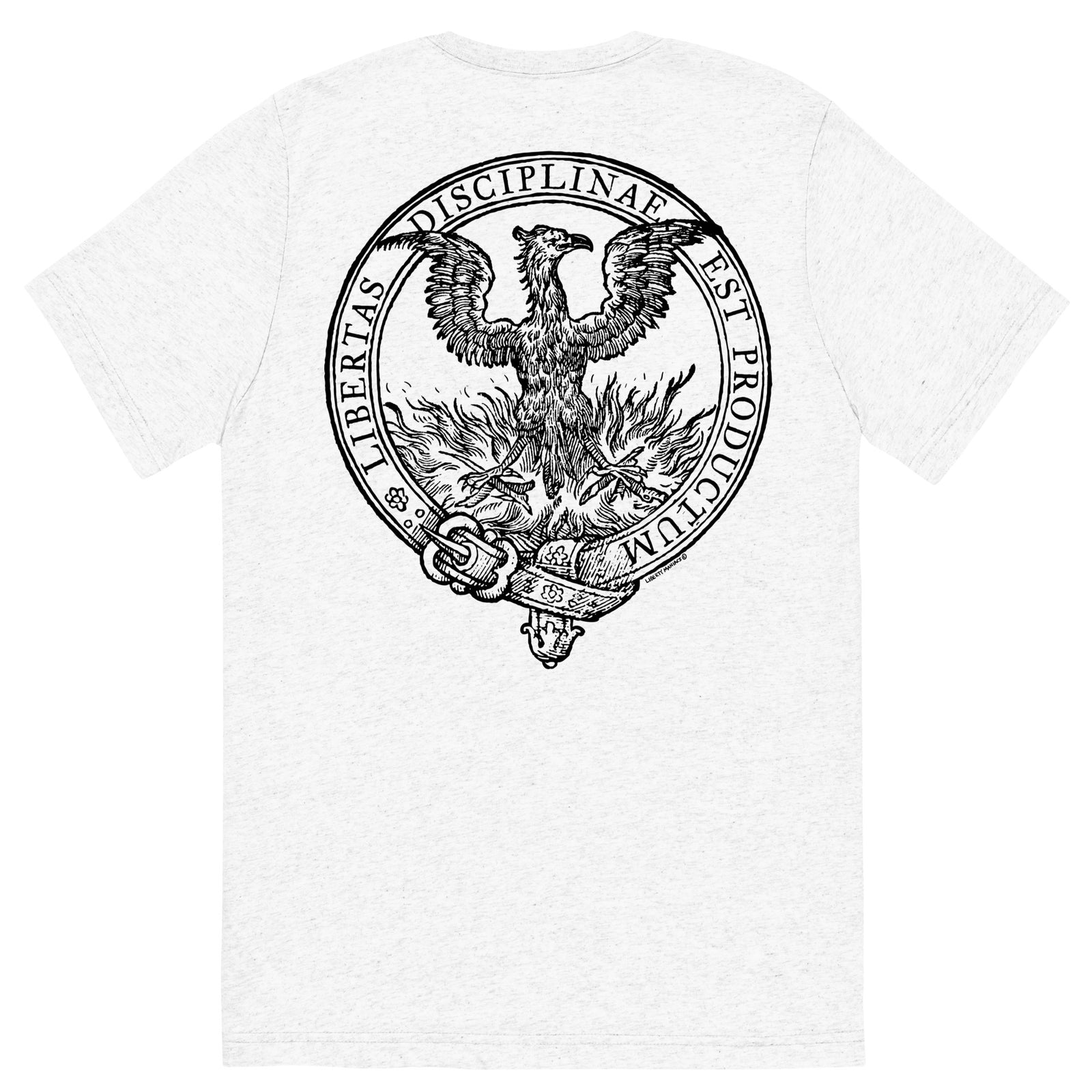 Where Discipline Reigns Liberty Flourishes Tri-Blend Graphic T-Shirt