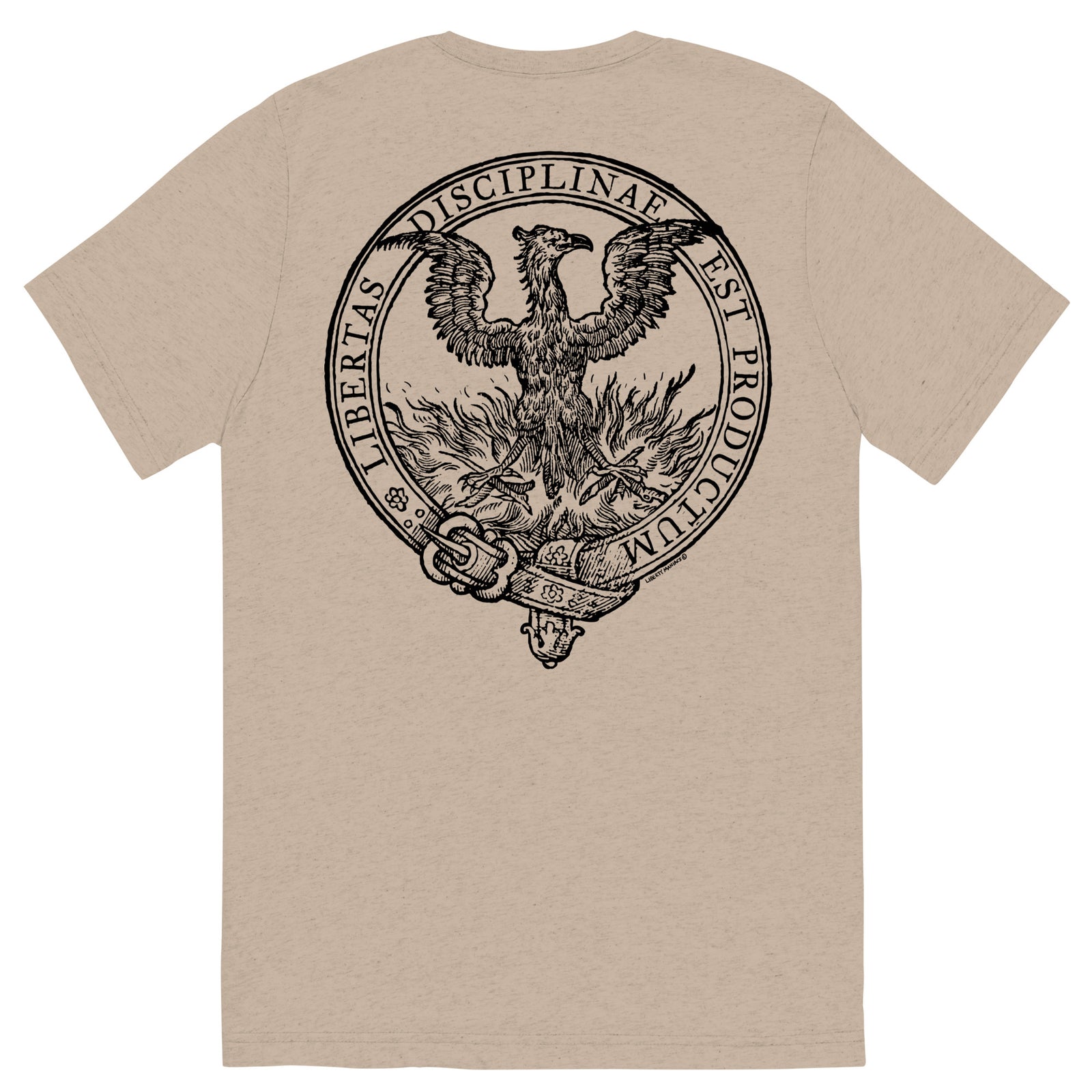 Where Discipline Reigns Liberty Flourishes Tri-Blend Graphic T-Shirt