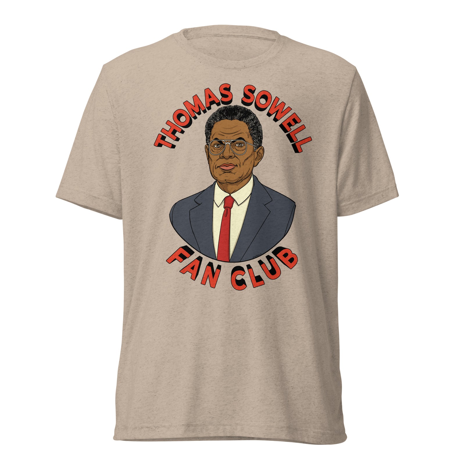 Thomas Sowell Fan Club Tri-Blend Track Shirt