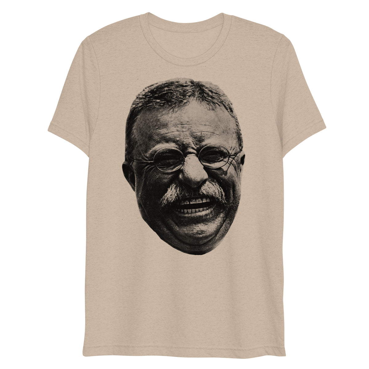 Teddy Roosevelt Laughing Triblend T-Shirt