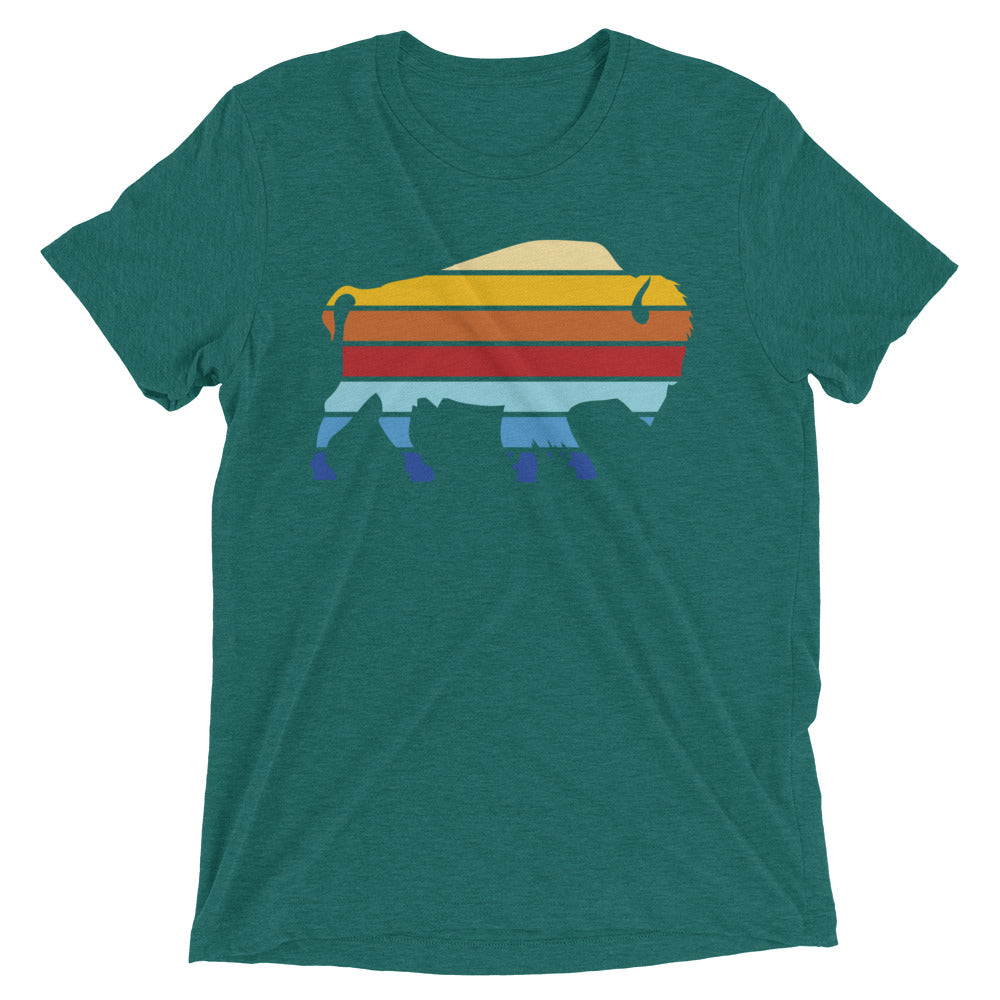 Bison Stack Tri-Blend Track Shirt