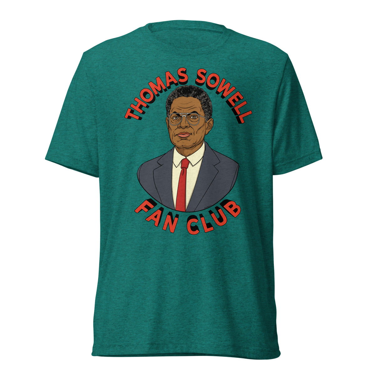 Thomas Sowell Fan Club Tri-Blend Track Shirt