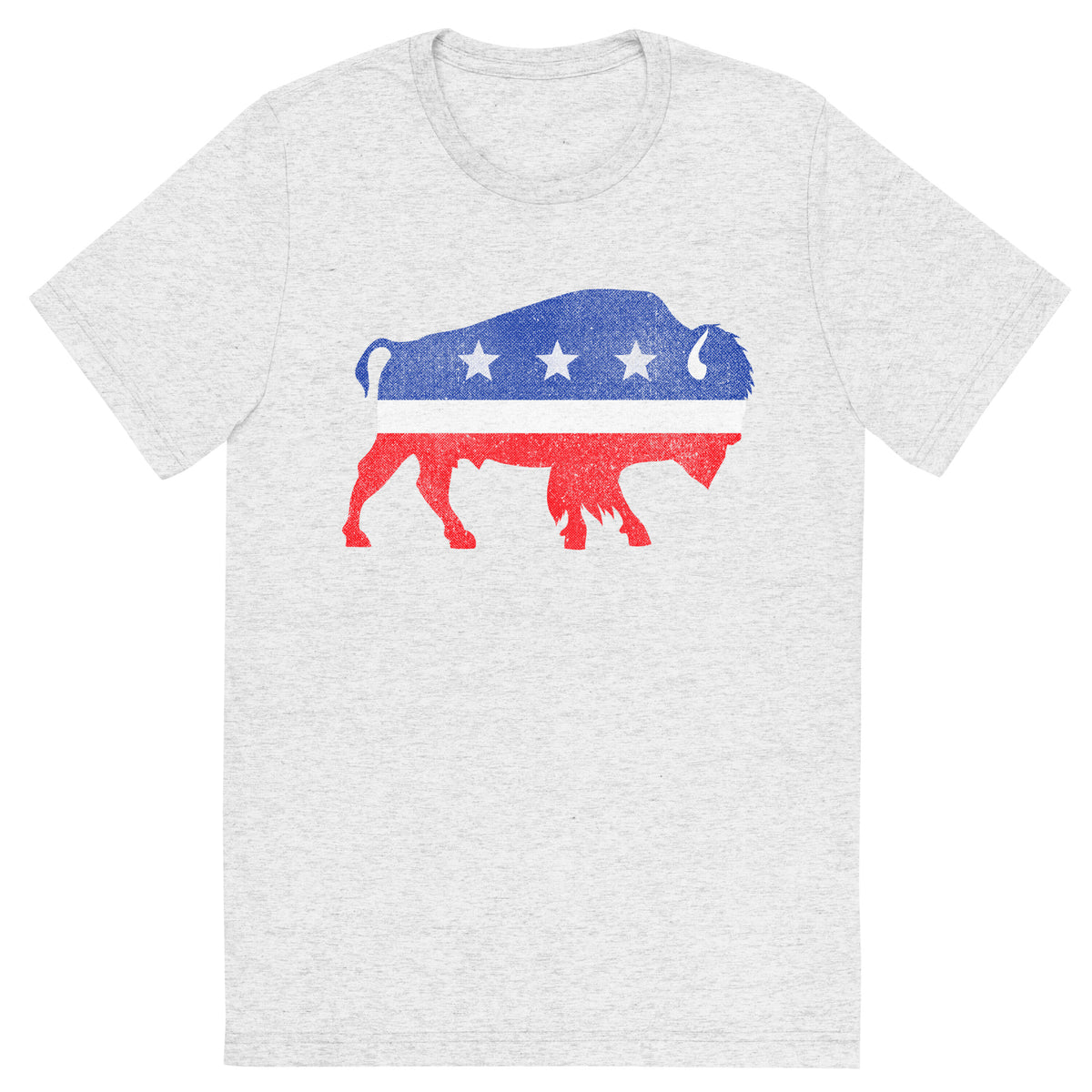 Independent Bison Distressed Tri-Blend Track Shirt