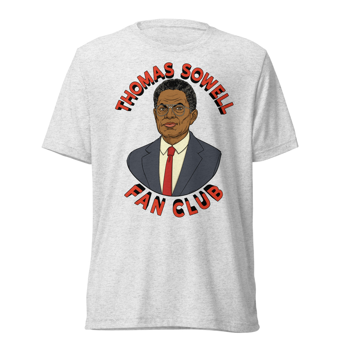Thomas Sowell Fan Club Tri-Blend Track Shirt