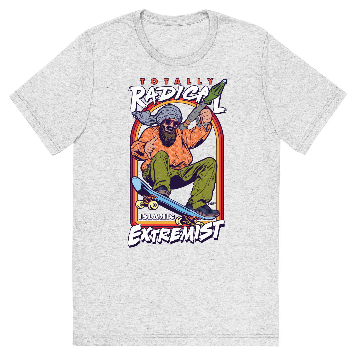 Totally Radical Islamic Extremist Tri-Blend Track Shirt