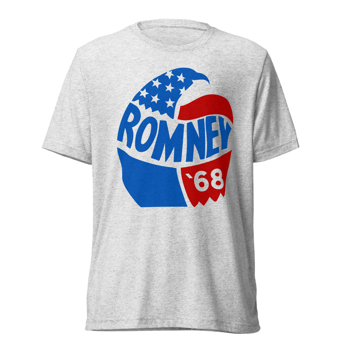 George Romney 1986 Presidential Campaign Tri-Blend Track Shirt