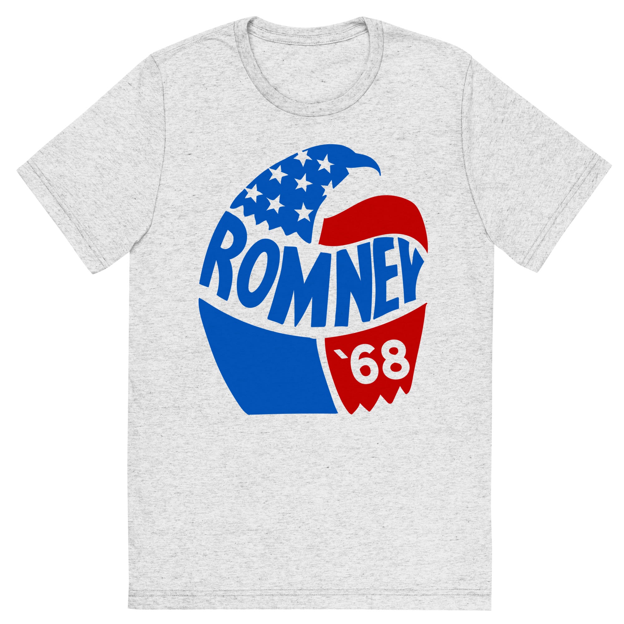 George Romney 1986 Presidential Campaign Tri-Blend Track Shirt